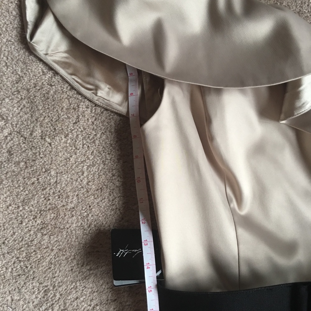WHBM One-Shoulder Ruffle Dress NWT - Picture 6 of 8